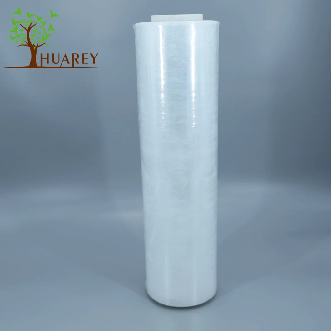 LLDPE Transparent Polyethylene Wrapping Jumpo Roll Stretch Film Pallet Wrap Black for Packing Carton Pallet