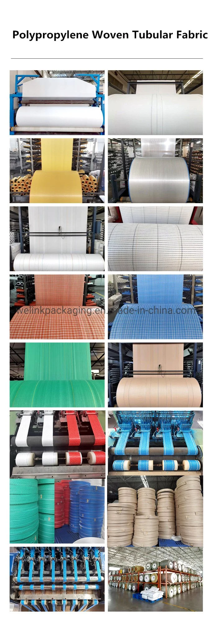 SGS Brc Factory China Wholesale PP Woven Fabric /Tubular Woven Fabric/Coating Fabric / Polypropylene Woven Tubular Fabric for Bigbag /Woven Sack /Weedmat