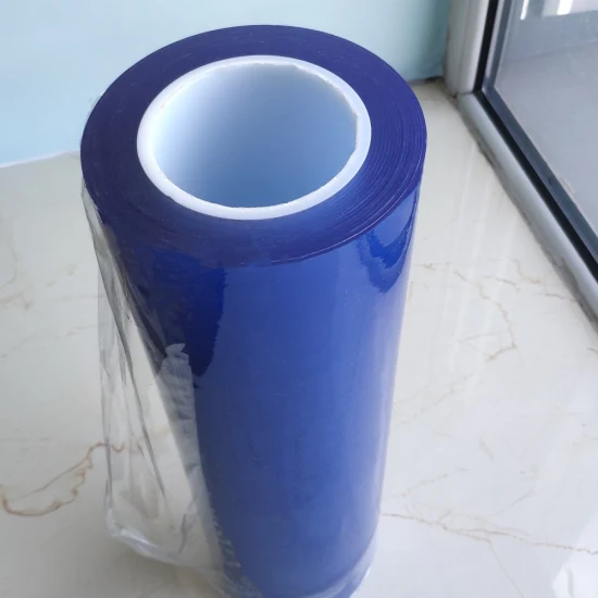 Material de embalagem azul de PVC transparente flexível Top Leader