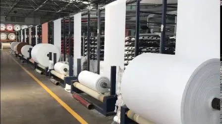 Fabricante de fábrica da China Fabricante de folha de tecido tubular Rolo de tecido PP Tecido laminado Tecido revestido para Big Bag Saco tecido PP
